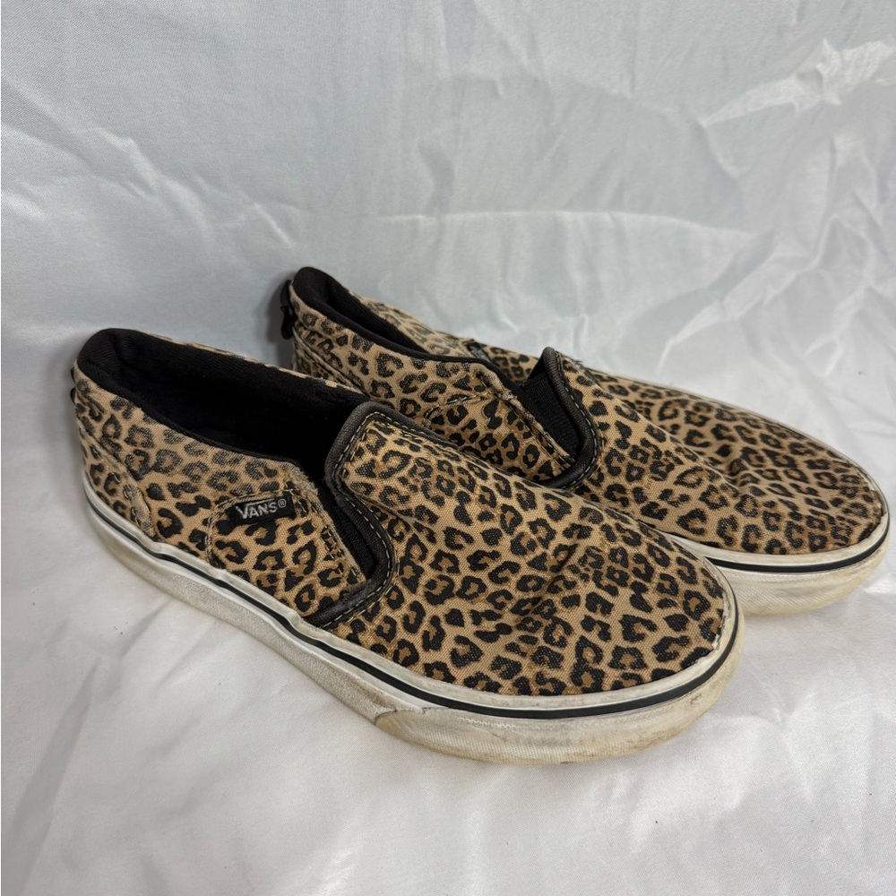 Vans Animal Print Slip-On Shoes